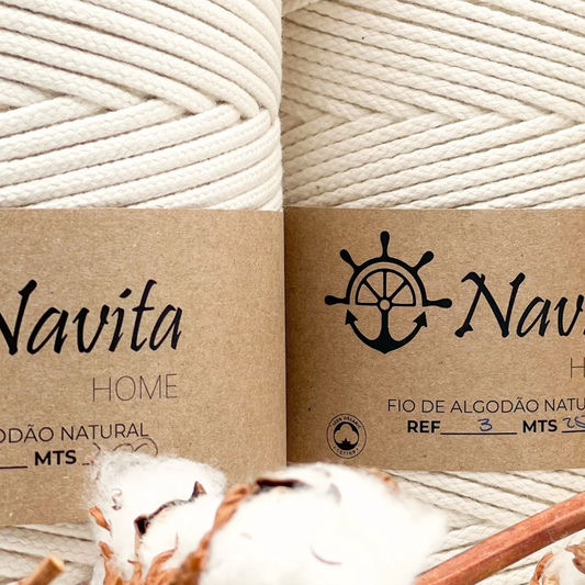 Qual a diferença entre o fio entrançado e o fio paralelo de algodão?