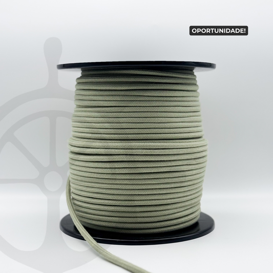 Corda Entrançada com Alma 100% Algodão Eucalipto - 6mm