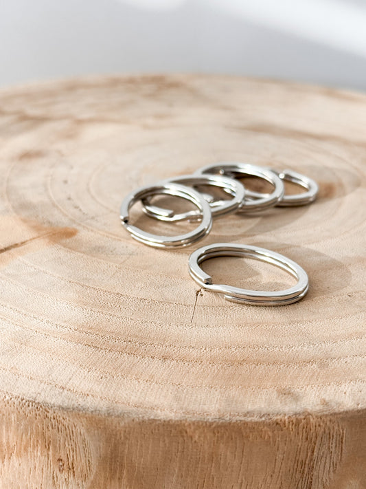 Argolas Porta-chaves Prata 3.5cm