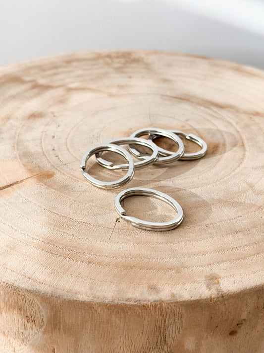 Argolas Porta-chaves Prata 3.5cm