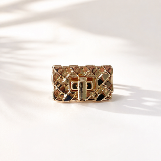 Fecho Bolsa dourado