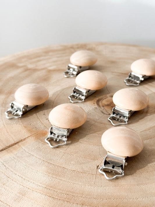 Clip de Chupeta em madeira 5cm