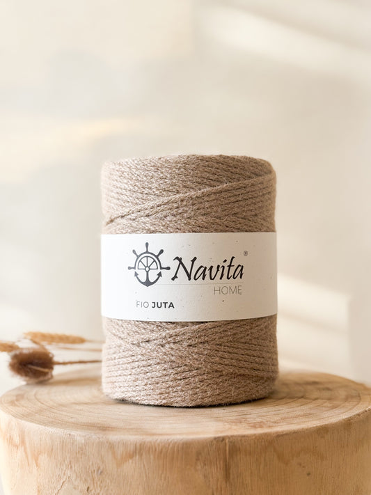 Corda Entrançada 100% Juta