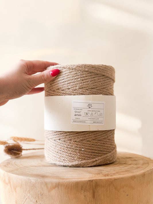Corda Entrançada 100% Juta