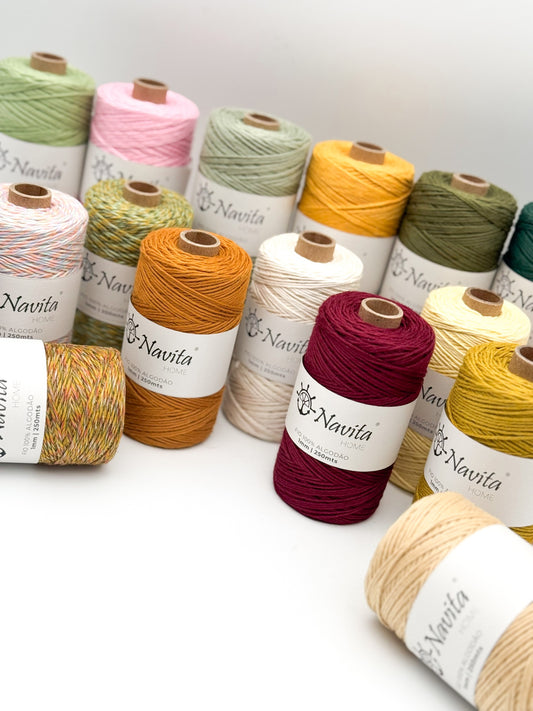 Fio 100% Algodão Amigurumi 1mm