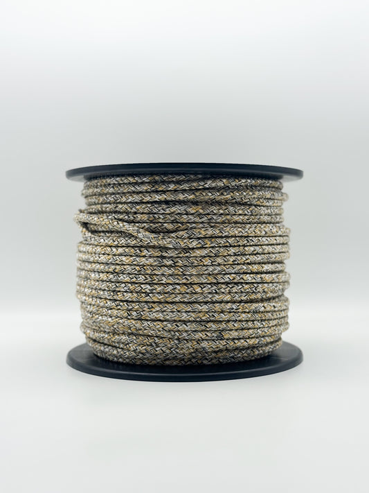 Corda Entrançada Náutica com Alma Matizada Amarelo - 6mm