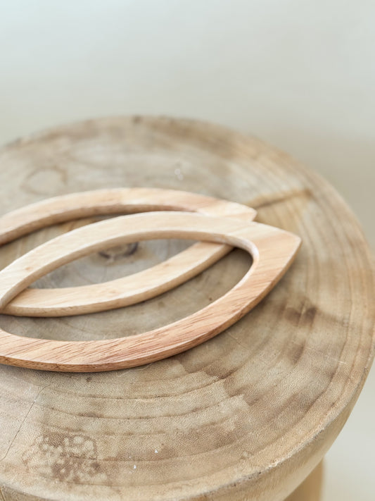 Alças para bolsa Madeira Oval