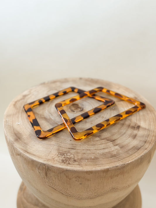 Alças para bolsa Acrílico Tartaruga