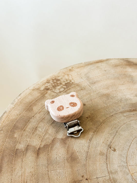 Clip de Chupeta em madeira