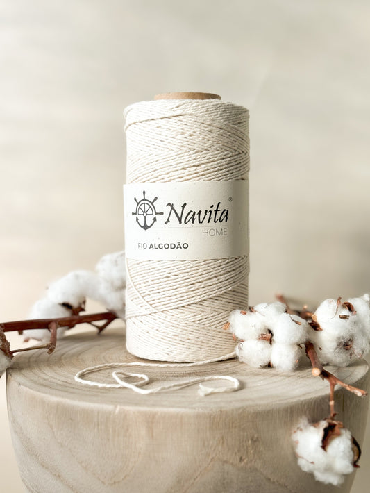 Mecha de Algodão Natural