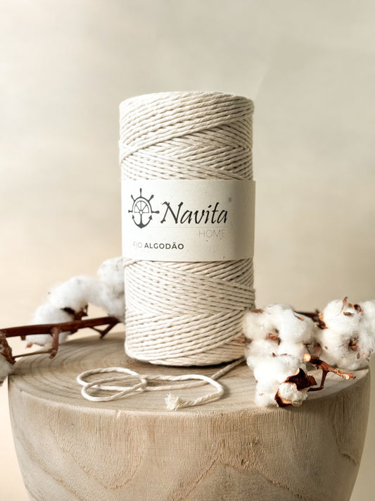 Mecha de Algodão Natural