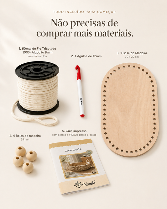 Crochet Basket Kit