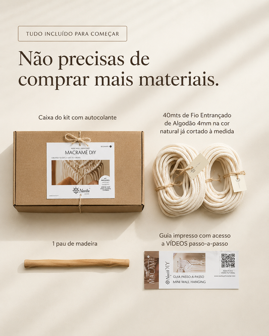 Kit de Macramé para Iniciantes