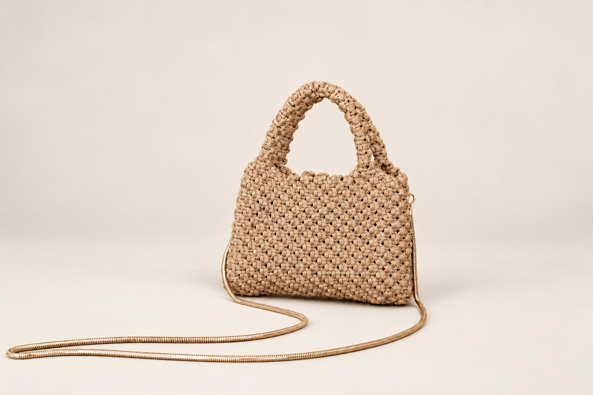Kit City Bag em Macramé: crie a sua própria bolsa passo a passo