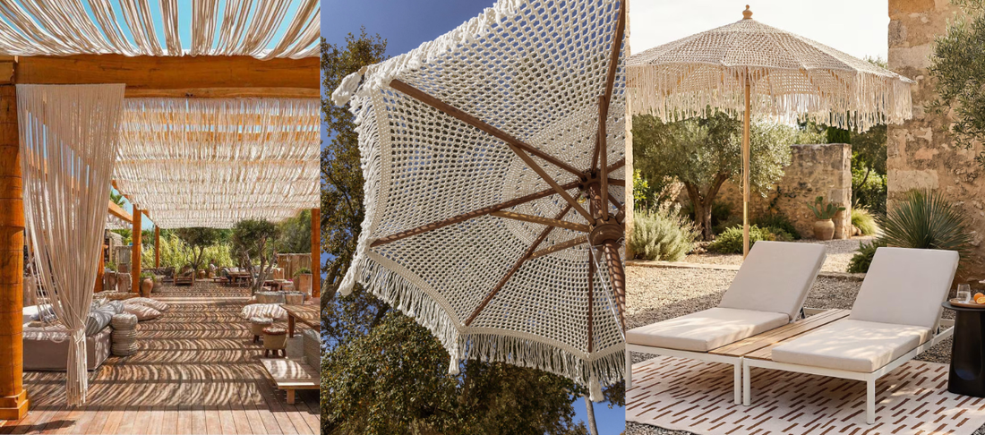Ideias para Decorar o Seu Jardim, Varanda ou Espaço Exterior: Tendências com Corda e Fibras Naturais