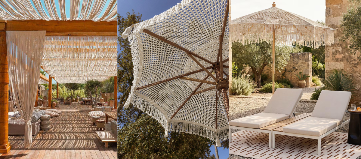 Ideias para Decorar o Seu Jardim, Varanda ou Espaço Exterior: Tendências com Corda e Fibras Naturais