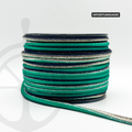 Cuerda Náutica Tubular Verde/Azul Marino/Oro Blanco - 8mm [OPORTUNIDAD]