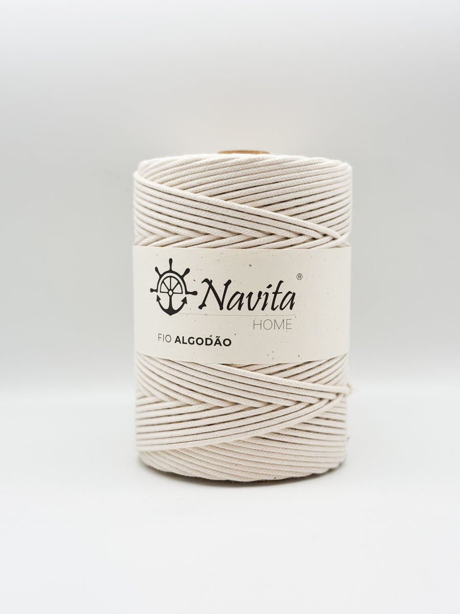 Braided Cord 100% Cotton with Natural Core