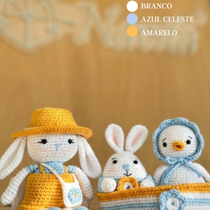 Kit Amigurumi Jardim de Primavera - (Iniciante ao Avançado)