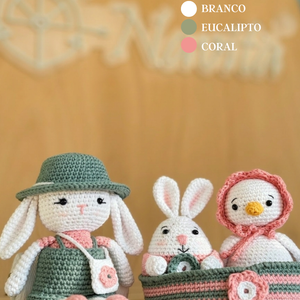 Kit Amigurumi Jardim de Primavera - (Iniciante ao Avançado)