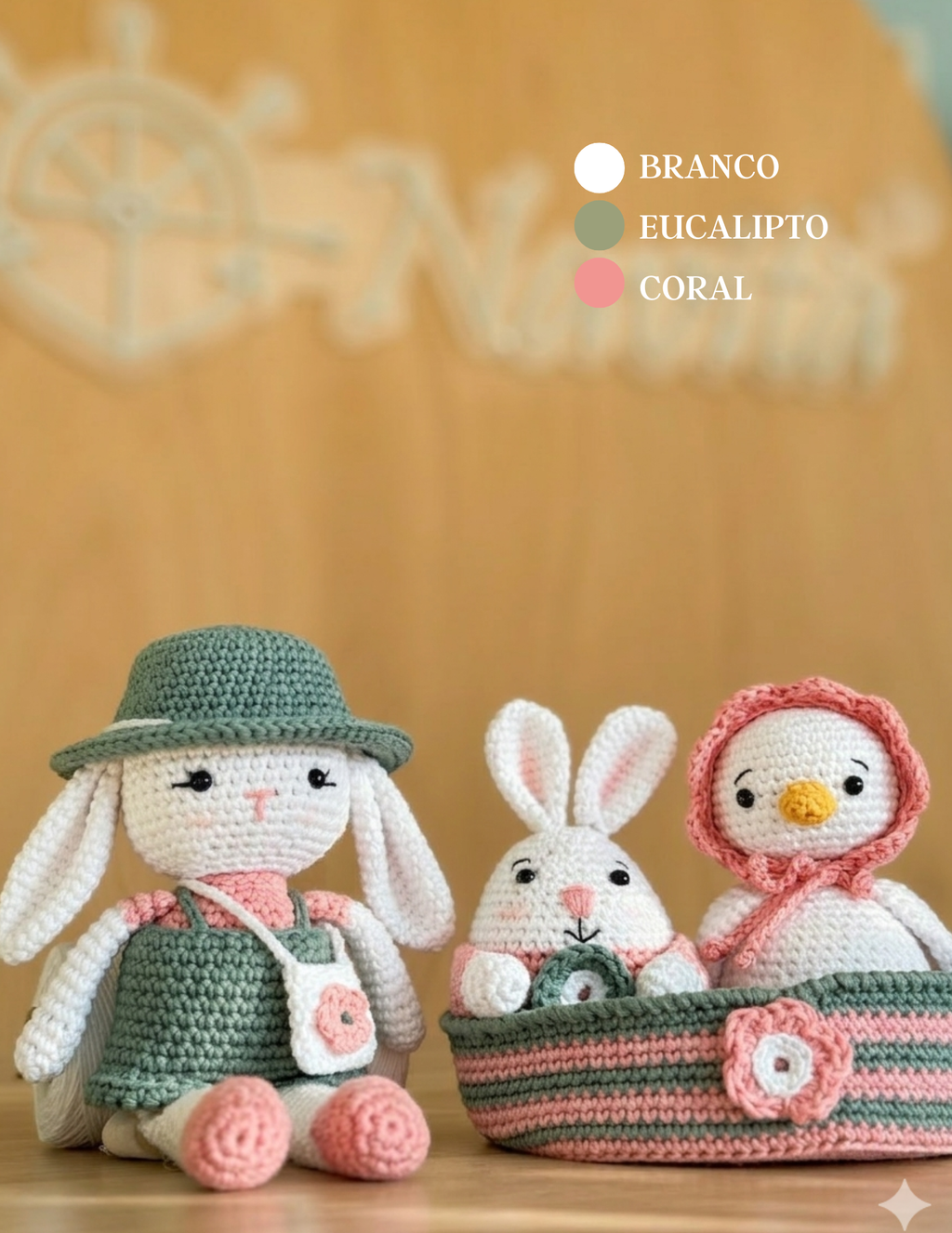 Kit Amigurumi Jardín de Primavera - (Principiante a Avanzado)