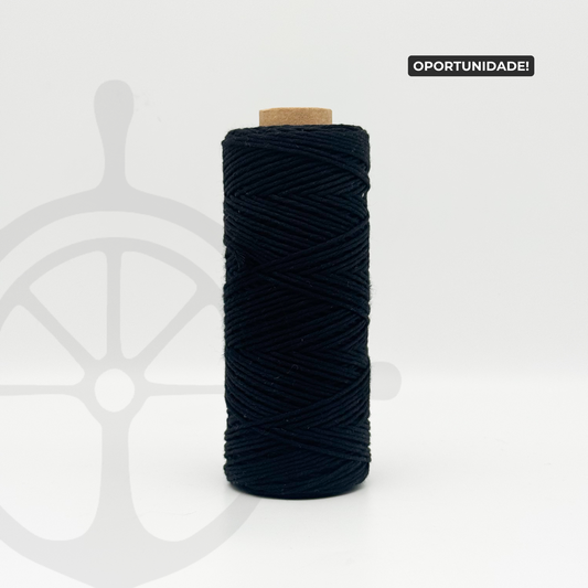 Mecha de Algodão Preto - 2mm