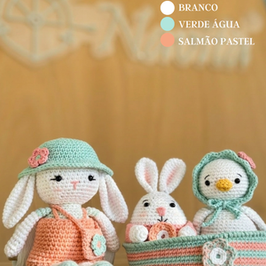 Kit Amigurumi Jardim de Primavera - (Iniciante ao Avançado)