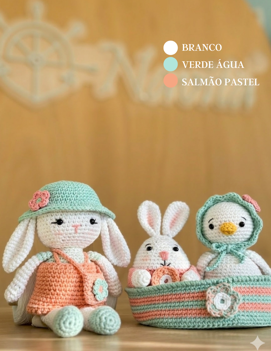 Kit Amigurumi Jardín de Primavera - (Principiante a Avanzado)