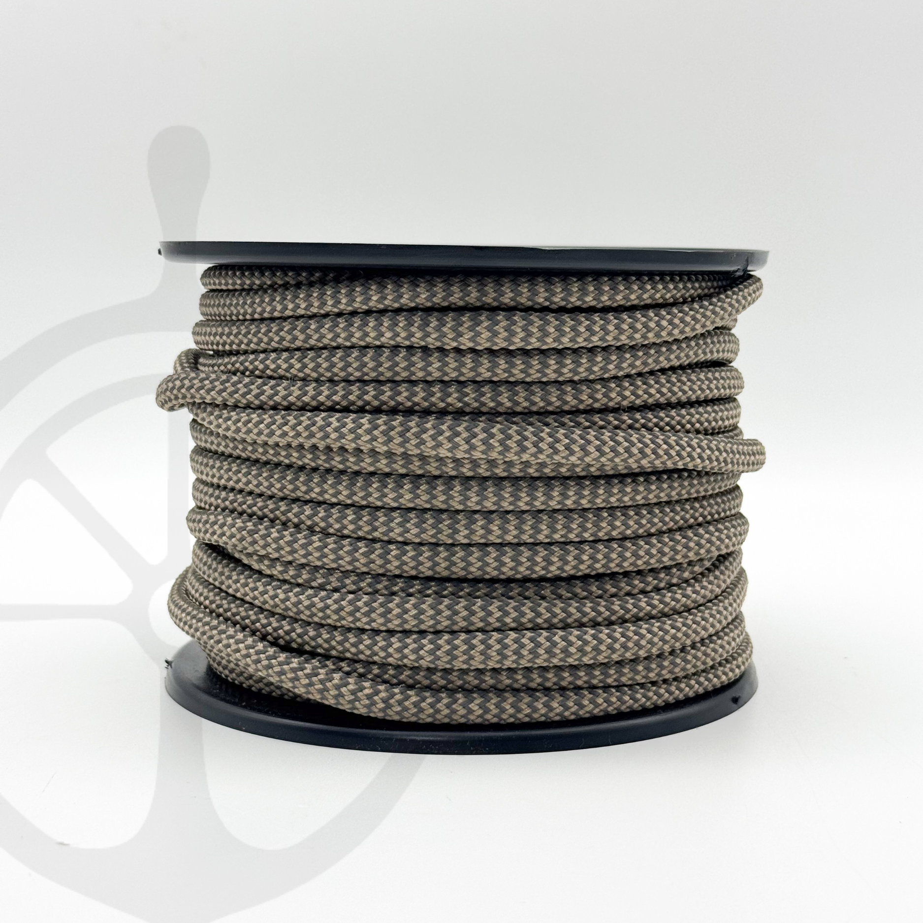 Cabo Náutico Tubular Cinza/Bege Terra- 6mm