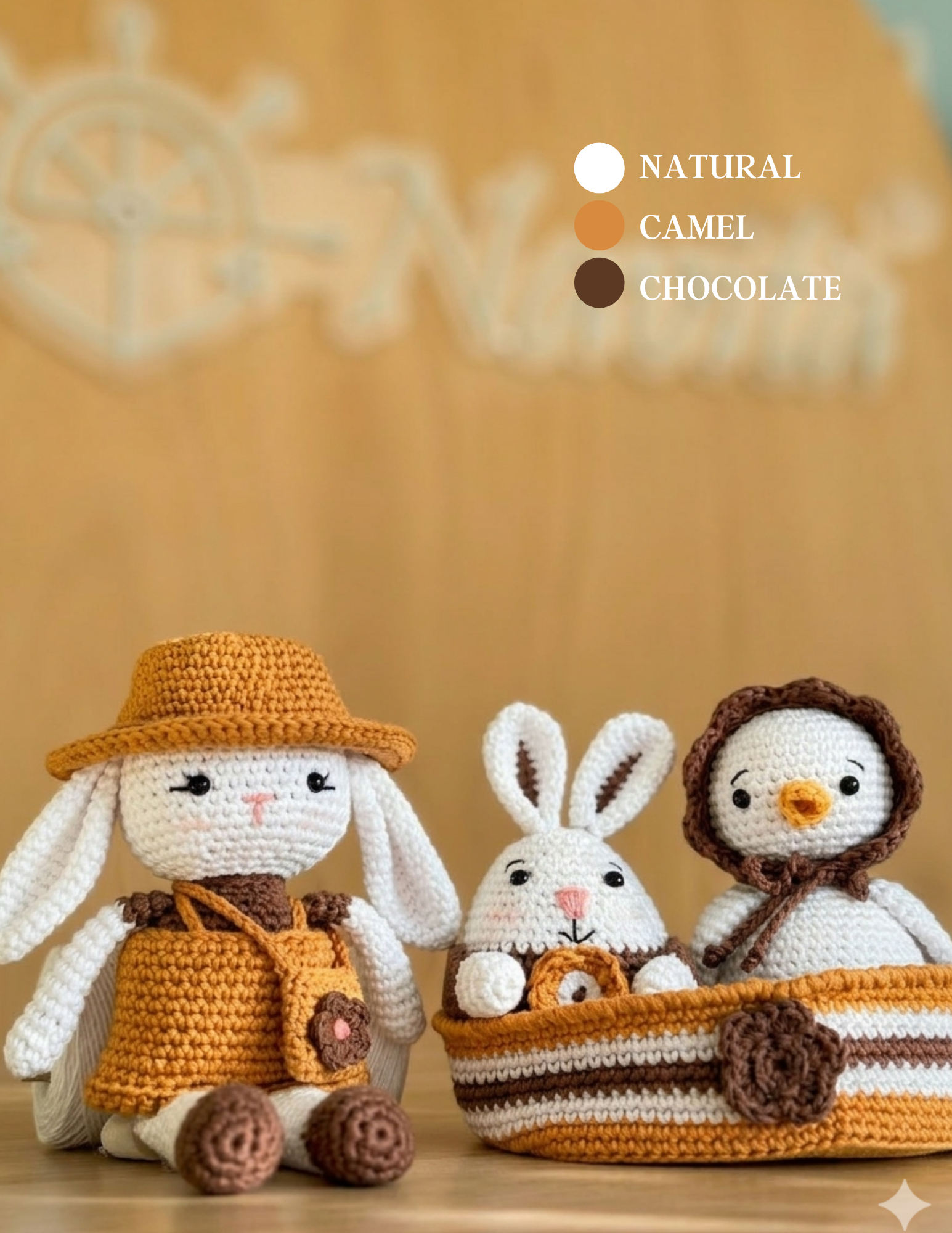 Kit Amigurumi Jardim de Primavera - (Iniciante ao Avançado)