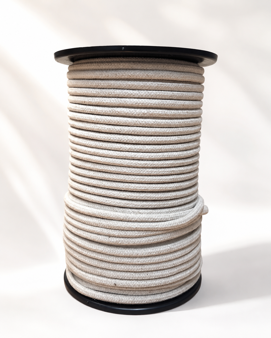 Cuerda Trenzada con Alma 100% Cáñamo Natural - 6mm [OPORTUNIDAD]