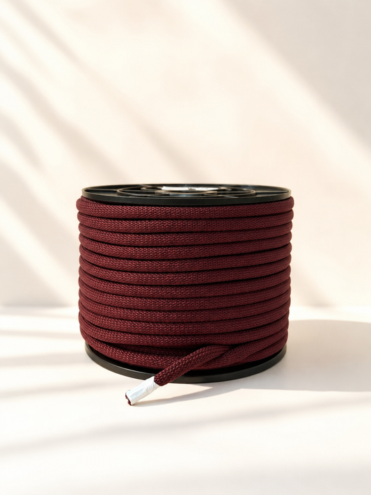 Bordeaux Tubular Nautical Rope - 8mm [OPPORTUNITY]