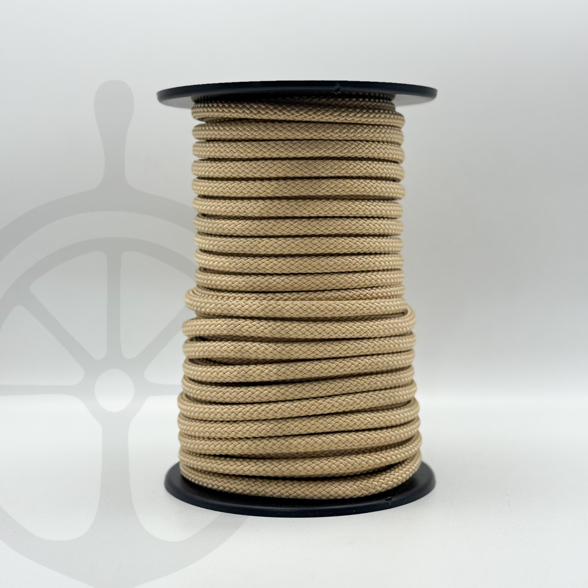 Cabo Náutico Tubular Bege Dourado - 8mm