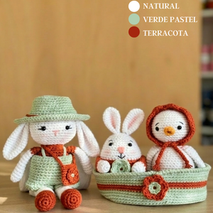 Kit Amigurumi Jardim de Primavera - (Iniciante ao Avançado)
