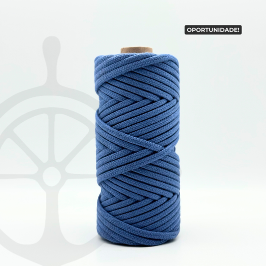 Fio Entrançado Algodão Azul Petróleo - 6mm
