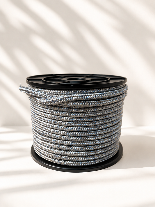 Corda Náutica Matizado Azul - 6mm [OPORTUNIDADE]