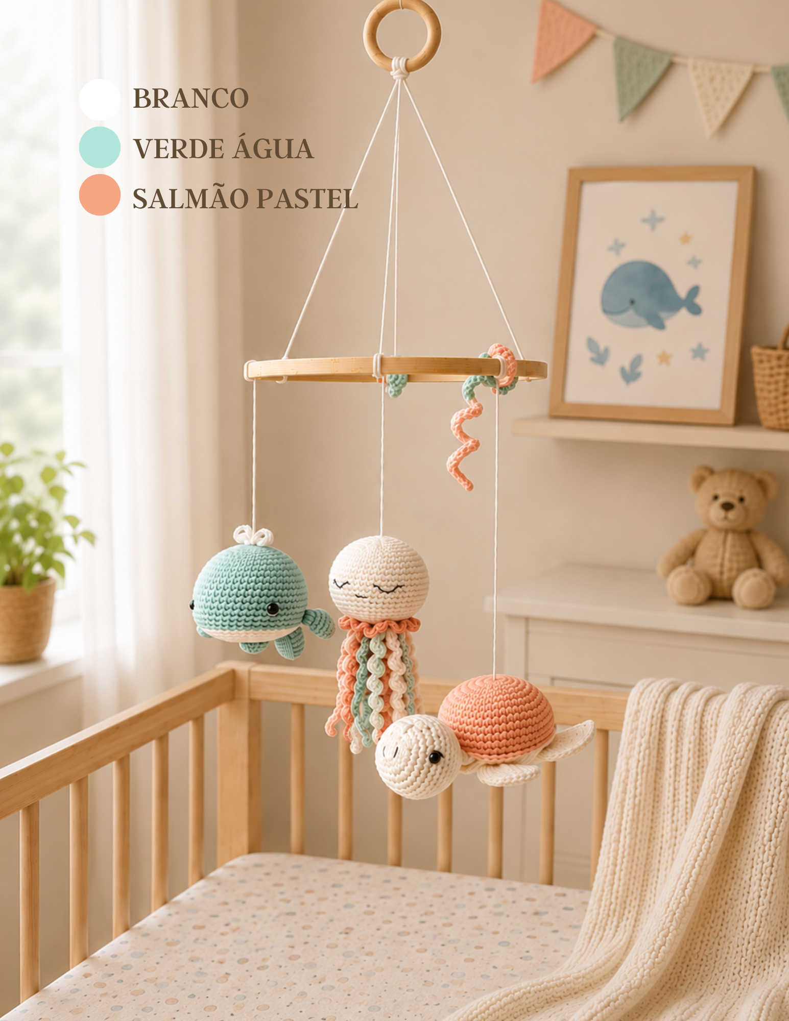 Kit Amigurumi Amigos do Mar - (Iniciante ao Avançado)