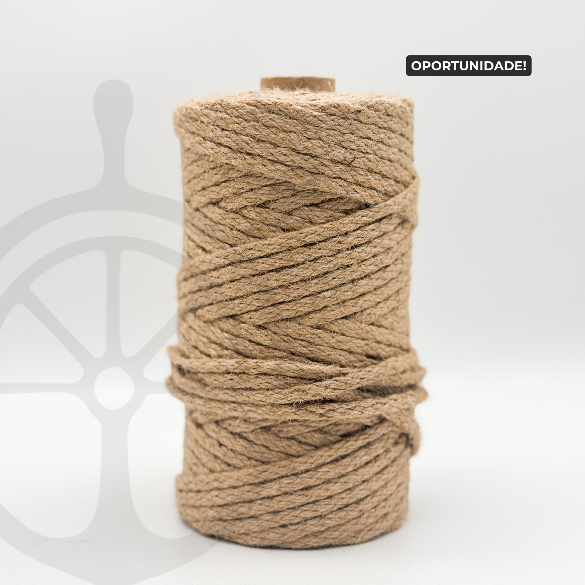 Corda Entrançada 100% Juta - 6mm