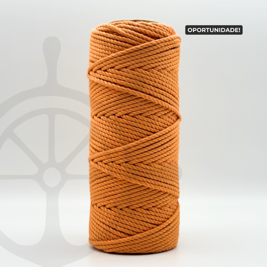 Fio Torcido Algodão Apricot - 4mm