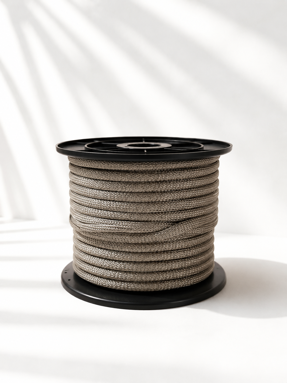 Cuerda Náutica Tubular Beige Tierra - 8mm [OPORTUNIDAD]