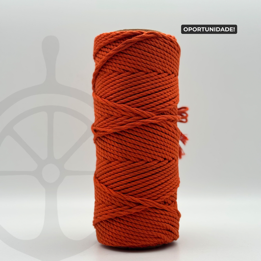 Fio Torcido Algodão Terracota - 4mm