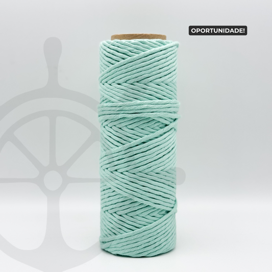 Mecha de Algodão Verde Água - 4mm