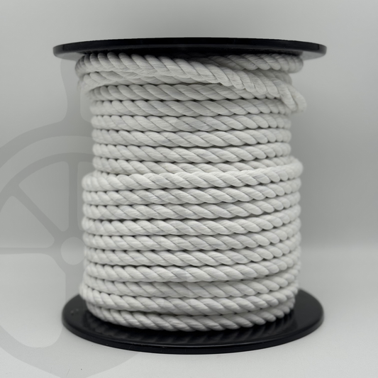 Corda Torcida de Algodão Branco - 12mm