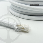Braided Cotton Rope White with Cotton/Polyester Core - 12mm [OPPORTUNITY]