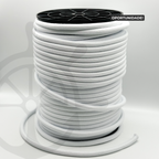 Braided Cotton Rope White with Cotton/Polyester Core - 12mm [OPPORTUNITY]