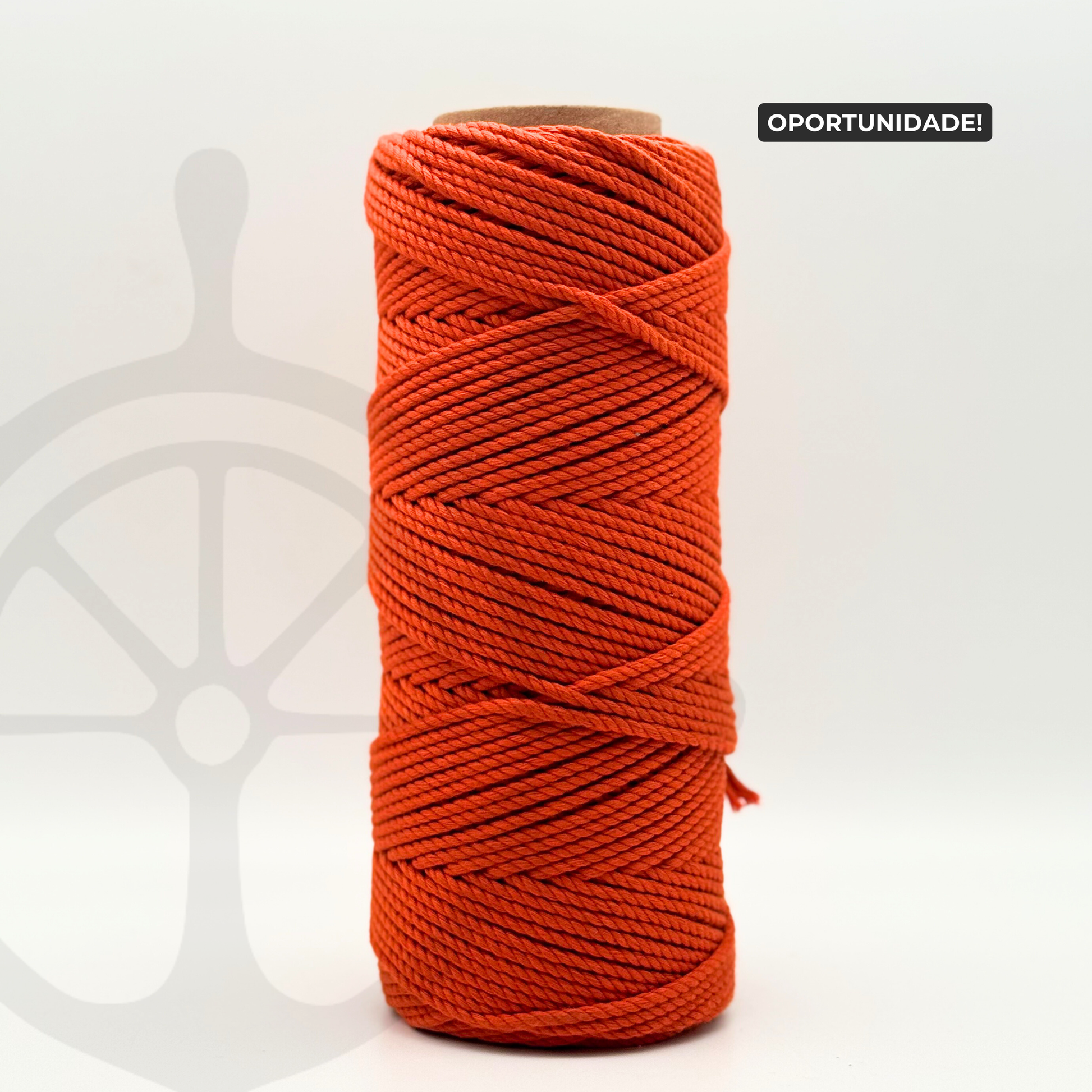 Fio Torcido Algodão Terracota - 3mm