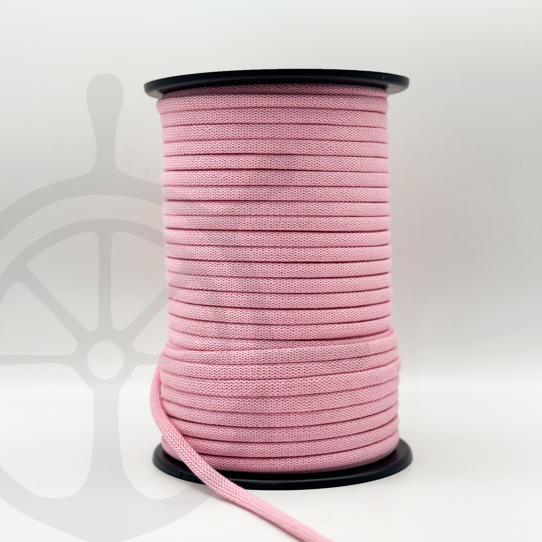 Fio Tricotado 100% Algodão Rosa Bombom - 8mm [OPORTUNIDADE]