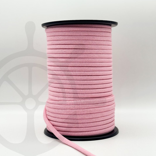 Fio Tricotado 100% Algodão Rosa Bombom - 8mm [OPORTUNIDADE]