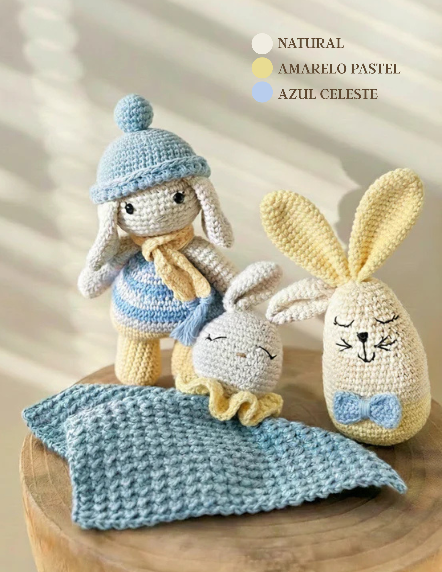 Kit Amigurumi 3 Níveis — Aprende do Zero (Iniciante ao Avançado)