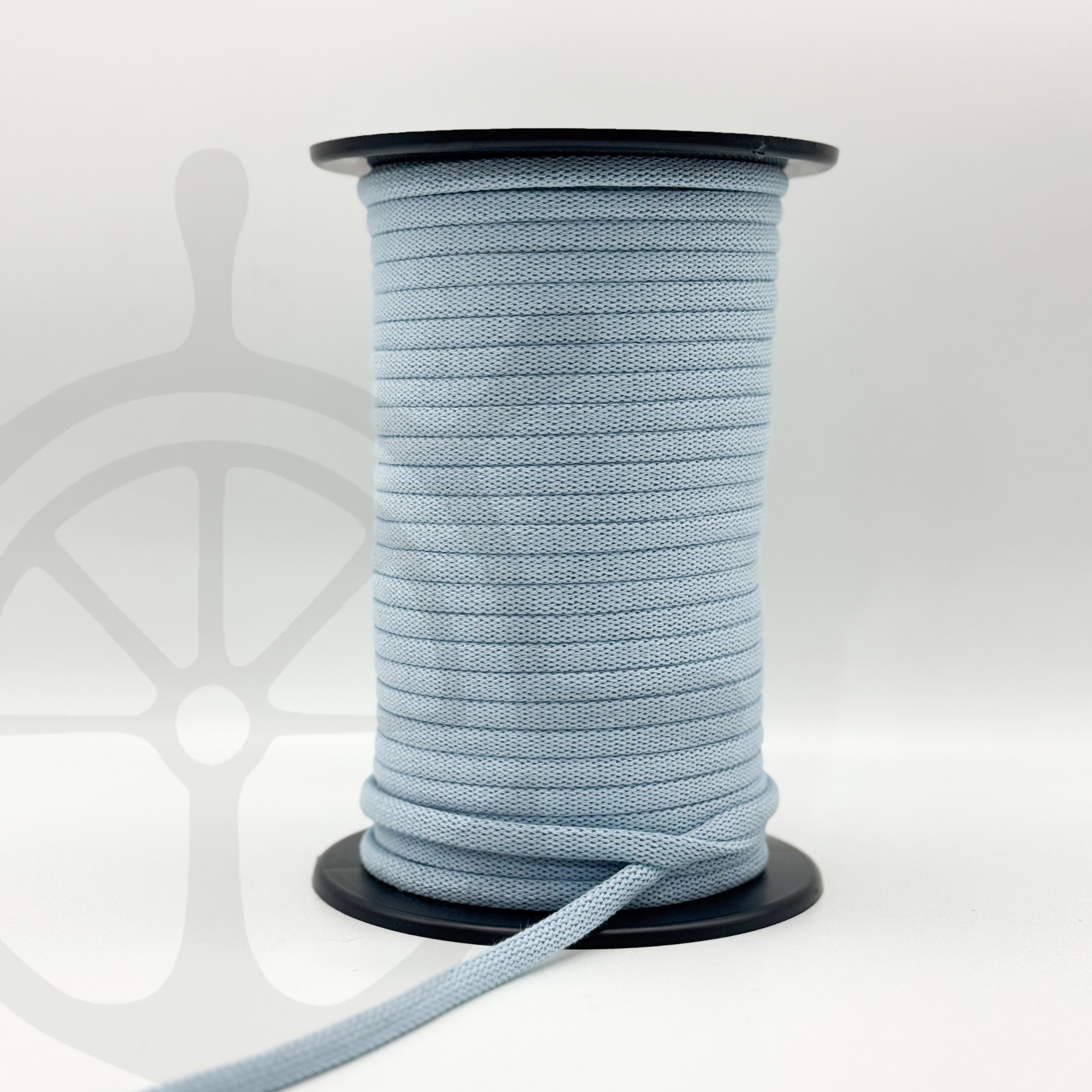 Fio Tricotado 100% Algodão Azul Celeste - 8mm [OPORTUNIDADE]
